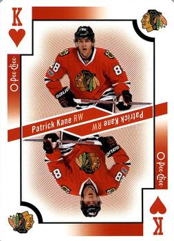 2017-18 O-Pee-Chee - Playing Cards #K♥ Patrick Kane Front