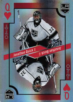 2017-18 O-Pee-Chee - Playing Cards Foil #Q♥ Jonathan Quick Front