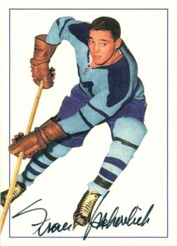 1994 Parkhurst Missing Link 1956-57 - Lucky Autographs #A-6 Frank Mahovlich Front