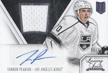 2013-14 Panini Rookie Anthology - Luxury Suite Rookie Autograph #124 Tanner Pearson Front
