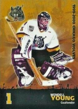 1999-00 Campaign Communications Chicago Wolves (IHL) #2 Wendell Young Front