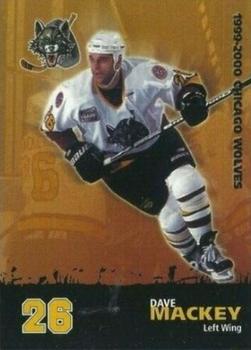 1999-00 Campaign Communications Chicago Wolves (IHL) #18 David Mackey Front