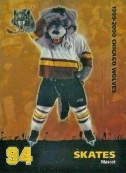 1999-00 Campaign Communications Chicago Wolves (IHL) #25 Skates Front