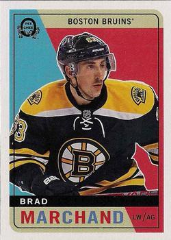 2017-18 O-Pee-Chee - Retro Blank Back #NNO Brad Marchand Front
