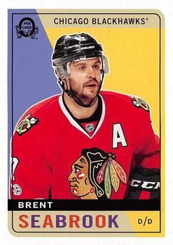2017-18 O-Pee-Chee - Retro Blank Back #NNO Brent Seabrook Front