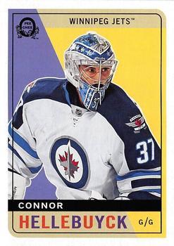 2017-18 O-Pee-Chee - Retro Blank Back #NNO Connor Hellebuyck Front