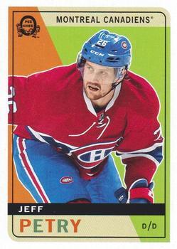 2017-18 O-Pee-Chee - Retro Blank Back #NNO Jeff Petry Front