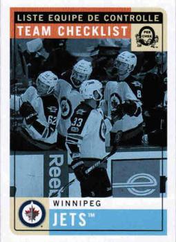 2017-18 O-Pee-Chee - Retro Blank Back #NNO Winnipeg Jets Front