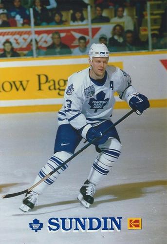1994-95 Kodak Toronto Maple Leafs #NNO Mats Sundin Front