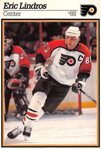 1996-97 Ocean Spray Philadelphia Flyers Postcards #NNO Eric Lindros Front