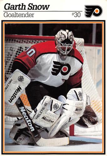 1996-97 Ocean Spray Philadelphia Flyers Postcards #NNO Garth Snow Front