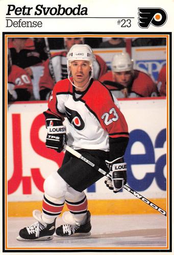 1996-97 Ocean Spray Philadelphia Flyers Postcards #NNO Petr Svoboda Front