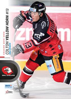 2015-16 Playercards Premium (EBEL) #EBEL-103 Colton Yellow Horn Front