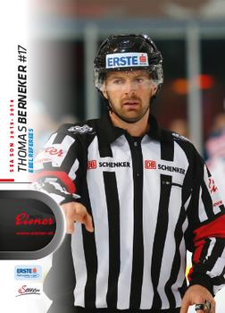 2015-16 Playercards Premium (EBEL) #EBEL-363 Thomas Berneker Front