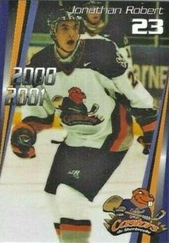 2000-01 Cartes, Timbres et Monnaies Sainte-Foy Sherbrooke Castors (QMJHL) #9 Jonathan Robert Front