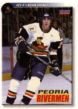 2002-03 Choice Peoria Rivermen (ECHL) #12 Kevin Granato Front