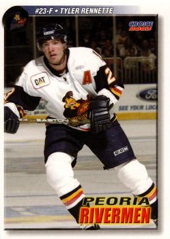 2002-03 Choice Peoria Rivermen (ECHL) #13 Tyler Rennette Front