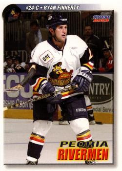 2002-03 Choice Peoria Rivermen (ECHL) #14 Ryan Finnerty Front