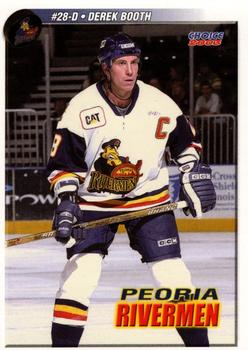 2002-03 Choice Peoria Rivermen (ECHL) #17 Derek Booth Front