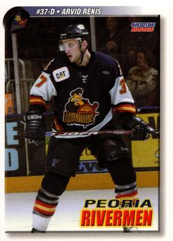 2002-03 Choice Peoria Rivermen (ECHL) #22 Arvid Rekis Front