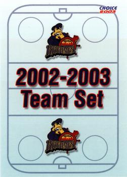 2002-03 Choice Peoria Rivermen (ECHL) #NNO Peoria Rivermen Front
