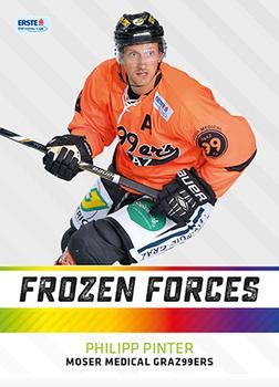 2015-16 Playercards Premium (EBEL) - Frozen Forces #EBEL-FF09 Philipp Pinter Front