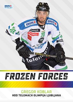 2015-16 Playercards Premium (EBEL) - Frozen Forces #EBEL-FF12 Gregor Koblar Front