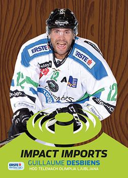 2015-16 Playercards Premium (EBEL) - Imports #EBEL-II12 Guillaume Desbiens Front