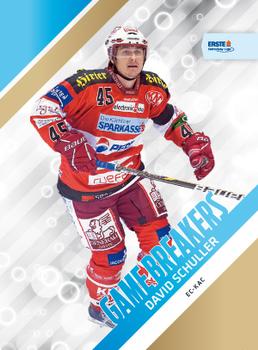 2010-11 Erste Bank Eishockey Liga - Game Breakers #EBEL-GB03 David Schuller Front