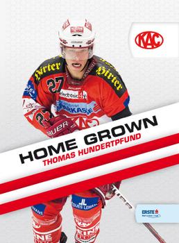 2010-11 Erste Bank Eishockey Liga - Home Grown #EBEL-HG03 Thomas Hundertpfund Front