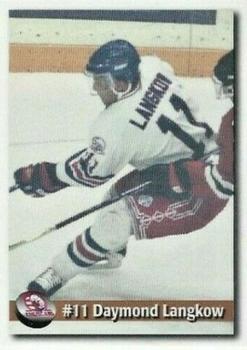 1995-96 Tri-City Americans (WHL) #NNO Daymond Langkow Front