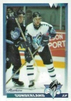 1996-97 Rimouski Oceanic (QMJHL) #NNO Mathieu Sunderland Front