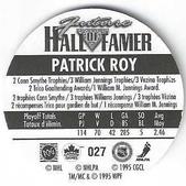 1995-96 POG Canada Games NHL - Inserts #027 Patrick Roy Back