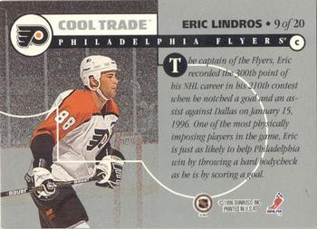 1995-96 Donruss Elite - Cool Trade Limited Edition #9 Eric Lindros Back