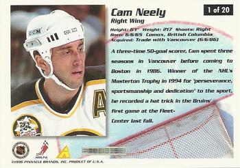 1995-96 NHL / NHLPA Cool Trade #1 Cam Neely Back