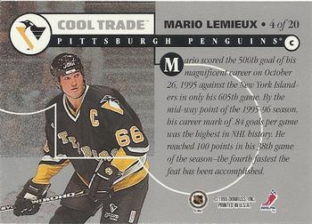 1995-96 NHL / NHLPA Cool Trade #4 Mario Lemieux Back