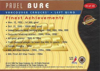 1995-96 NHL / NHLPA Cool Trade #10 Pavel Bure Back