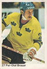 1974-75 Williams Hockey (Swedish) #27 Per-Olov Brasar Front