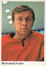 1974-75 Williams Hockey (Swedish) #48 Anatoli Frolov Front