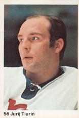 1974-75 Williams Hockey (Swedish) #56 Jurij Tjitjurin Front