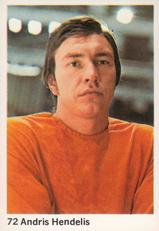 1974-75 Williams Hockey (Swedish) #72 Andris Hendelis Front