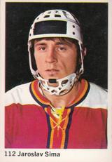 1974-75 Williams Hockey (Swedish) #112 Jaroslav Sima Front