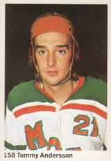 1974-75 Williams Hockey (Swedish) #158 Tommy Andersson Front