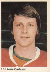 1974-75 Williams Hockey (Swedish) #162 Arne Carlsson Front