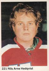 1974-75 Williams Hockey (Swedish) #221 Nils-Arne Hedqvist Front