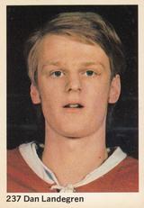 1974-75 Williams Hockey (Swedish) #237 Dan Landegren Front