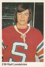 1974-75 Williams Hockey (Swedish) #238 Kjell Landstrom Front