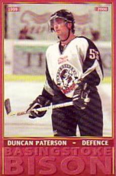 1999-00 Basingstoke Bison (BNL) #13 Duncan Paterson Front