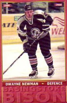 1999-00 Basingstoke Bison (BNL) #14 Dwayne Newman Front