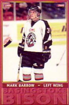 1999-00 Basingstoke Bison (BNL) #15 Mark Barrow Front